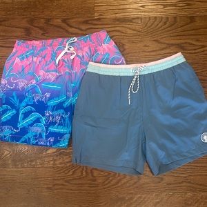 NWOT 2 Pairs of Chubbies Large 5.5 inch Swimsuit